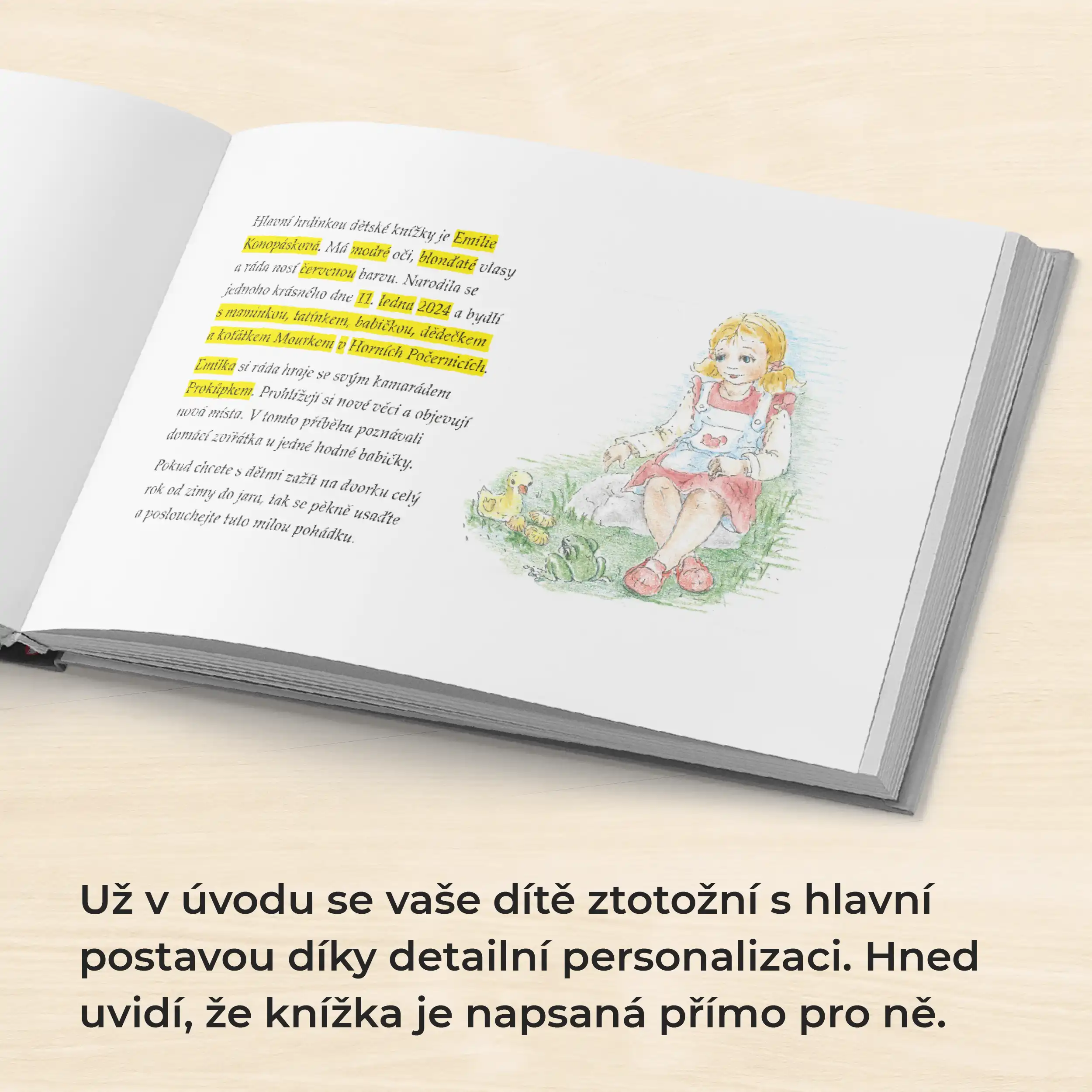 Emilka se zvířátky na dvorku - Obrázek 3