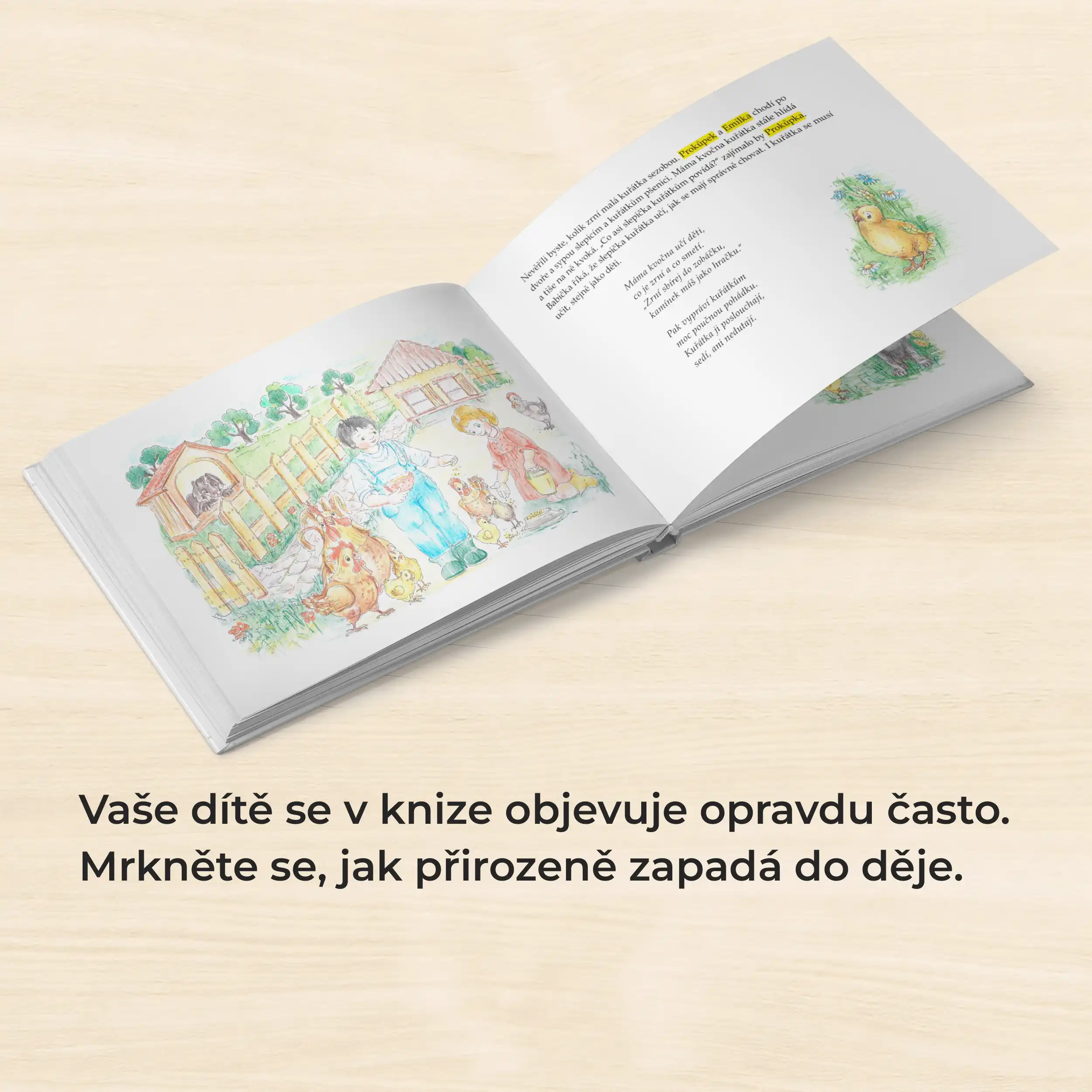 Emilka se zvířátky na dvorku - Obrázek 7